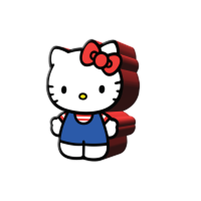 Hello Kitty Patriotc Shine  Large Die Cut MDF Box Wall Sign – 16 pc ppk ($5.50 each)
