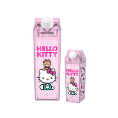 Hello Kitty Bear Milk Bottle Dots 16.2oz Plastic Milk Carton Bottle – 12 pc ppk ($5.50 each)