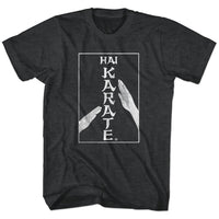 Thumbnail for HAI KARATE-KARATE CHOP-BLACK HEATHER ADULT S/S TSHIRT