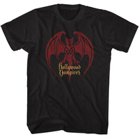 Thumbnail for HOLLYWOOD VAMPIRES-HV BAT LOGO-BLACK ADULT S/S TSHIRT