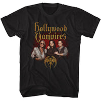Thumbnail for HOLLYWOOD VAMPIRES-HV BAND PHOTO-BLACK ADULT S/S TSHIRT