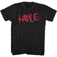 Thumbnail for HOLE-CROSSED HEART LOGO-BLACK ADULT S/S TSHIRT