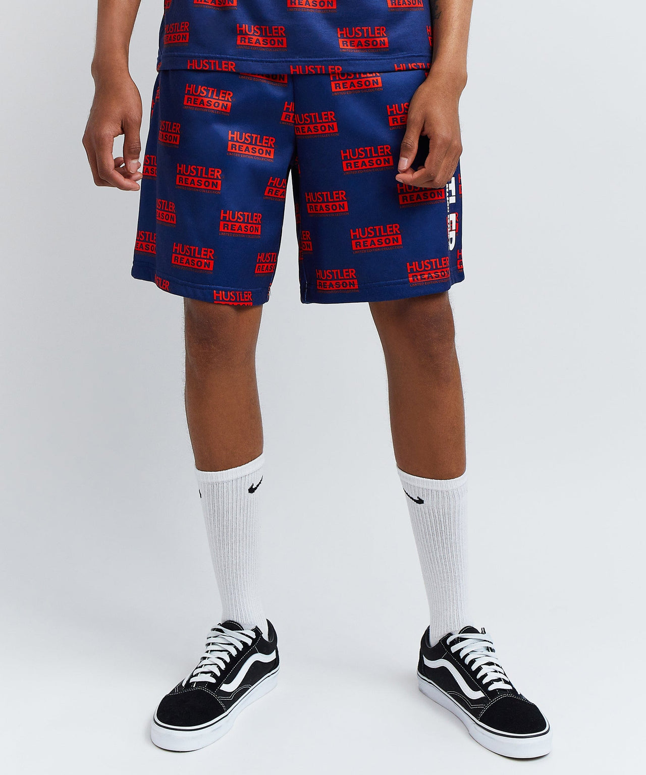 Hustler Logo T-Shirt And Shorts Set