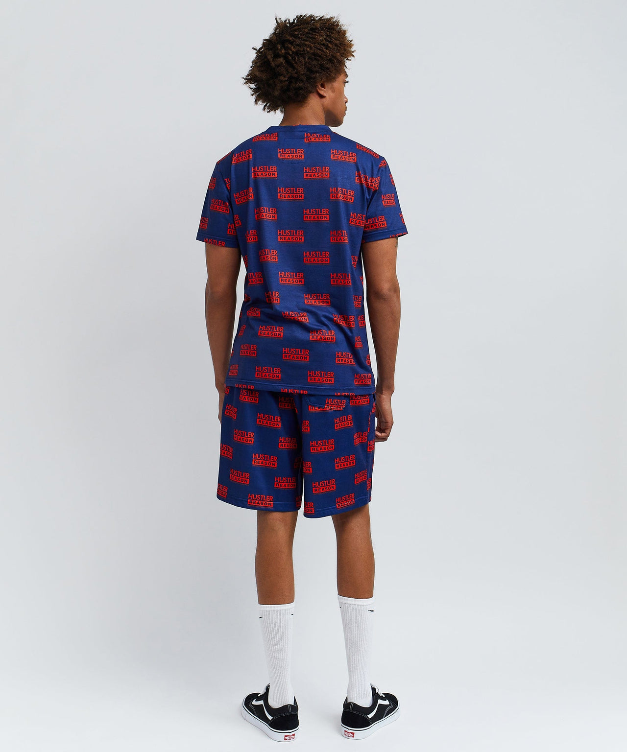 Hustler Logo T-Shirt And Shorts Set