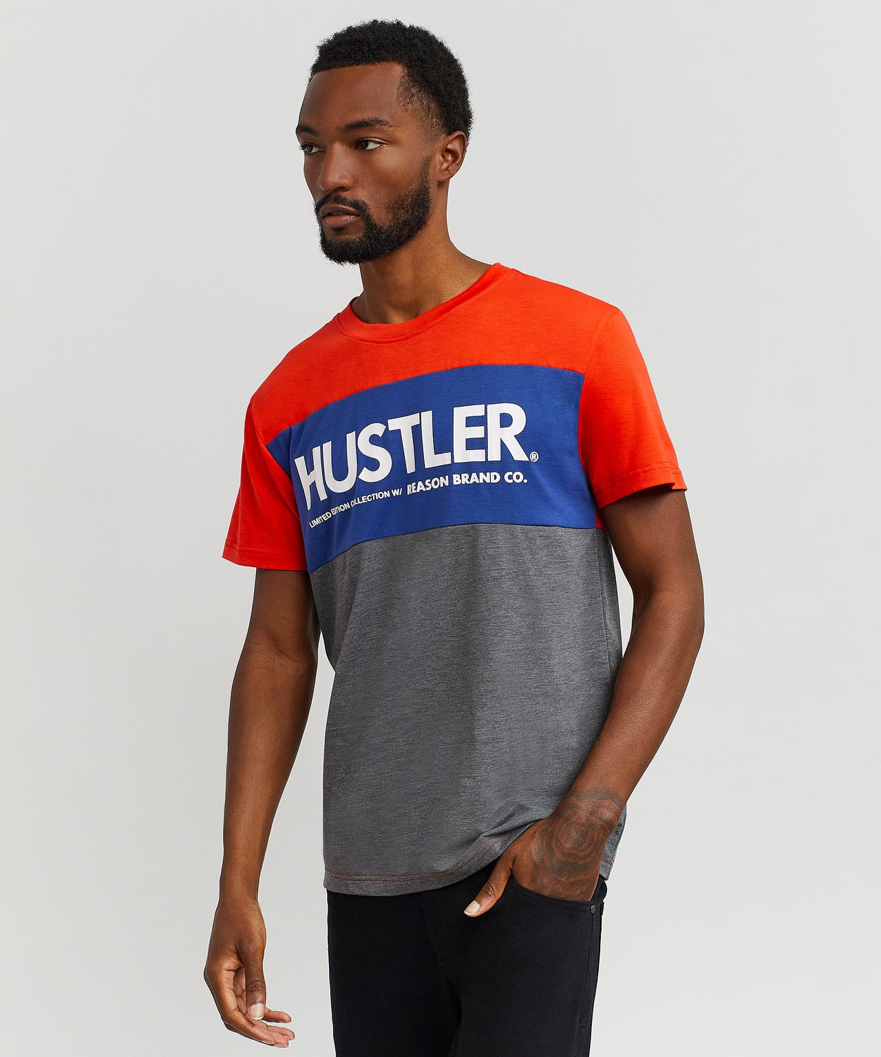 Hustler Colorblock T-Shirt