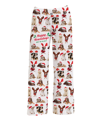 Thumbnail for BRIEF INSANITY Happy Howlidays Pajama Lounge Pants