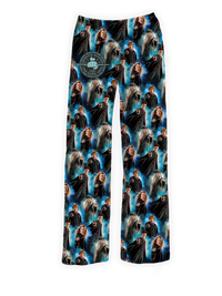 Thumbnail for Harry Potter Defense Against the Dark Arts pajama pants featuring Harry, Hermione, Ron, and Dumbledore – Warner Bros. Discovery