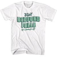 Thumbnail for ITS A WONDERFUL LIFE-IAWL VISIT BEDFORD FALLS-WHITE ADULT S/S TSHIRT