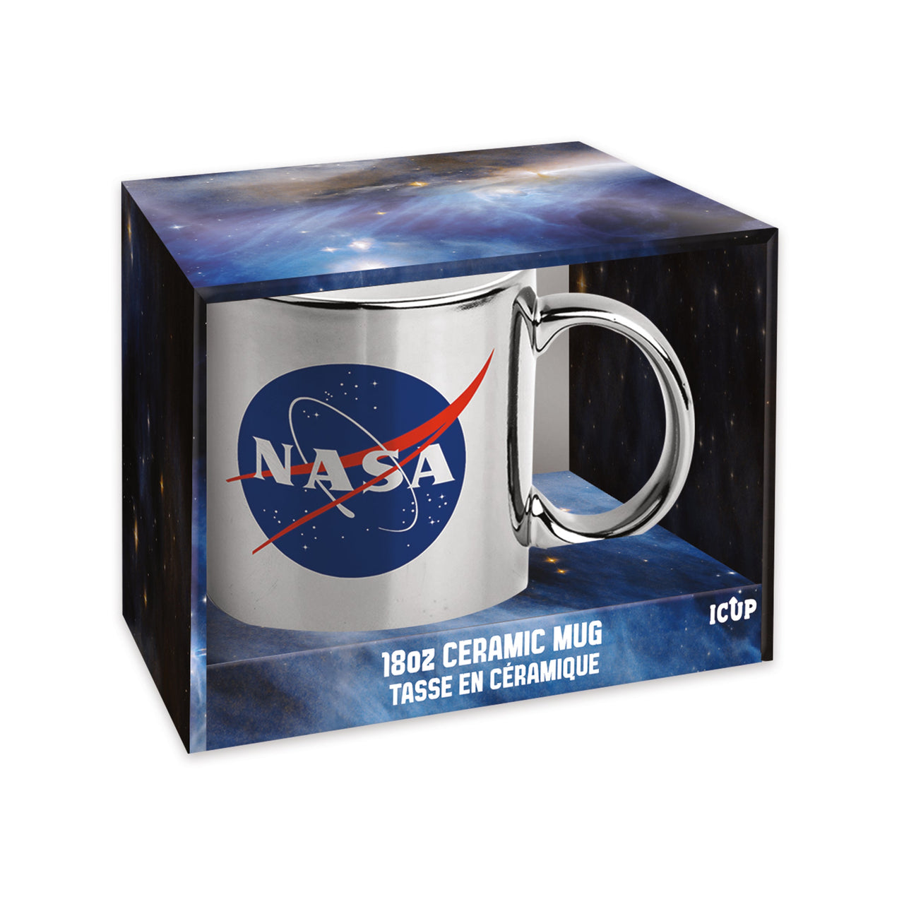NASA Metallic Ceramic Mug (18oz) – 4 PC PPK
