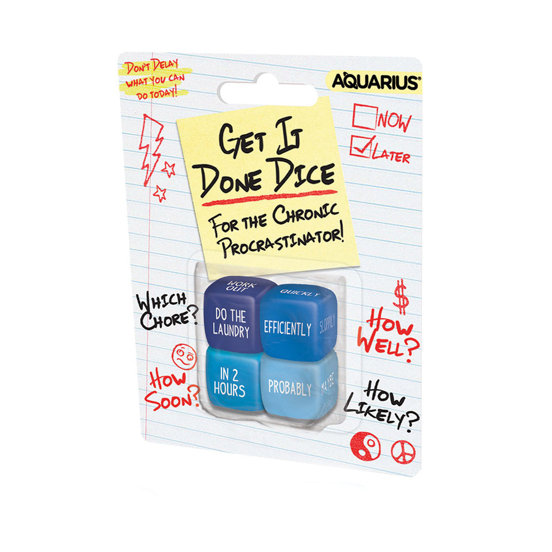 Get It Done Dice Rolling Game (4 Dice) – 3 PC PPK