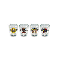 Thumbnail for Guns N' Roses Mini-Glass Set (4-Pack) – 4 PC PPK