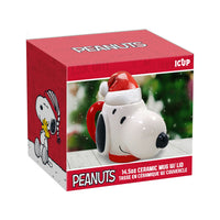 Thumbnail for Peanuts Snoopy Santa Molded Mug with Lid (14.5oz) – 4 PC PPK
