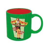 Thumbnail for Elf the Movie OMG Santa! 18oz Ceramic Mug – 4 PC PPK