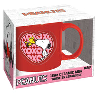 Thumbnail for Peanuts XOXO Embossed Ceramic Mug (18oz) – 4 PC PPK ($7.95 each)