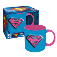 Thumbnail for DC Comics Supergirl Embossed Ceramic Mug (18oz) – 4 PC PPK ($7.95 each)