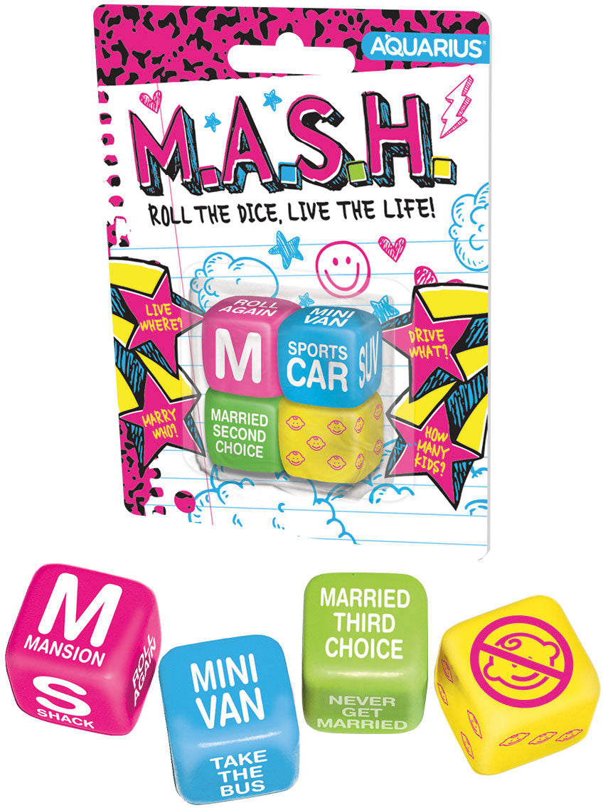 MASH Dice Rolling Game (4 Dice) – 3 PC PPK