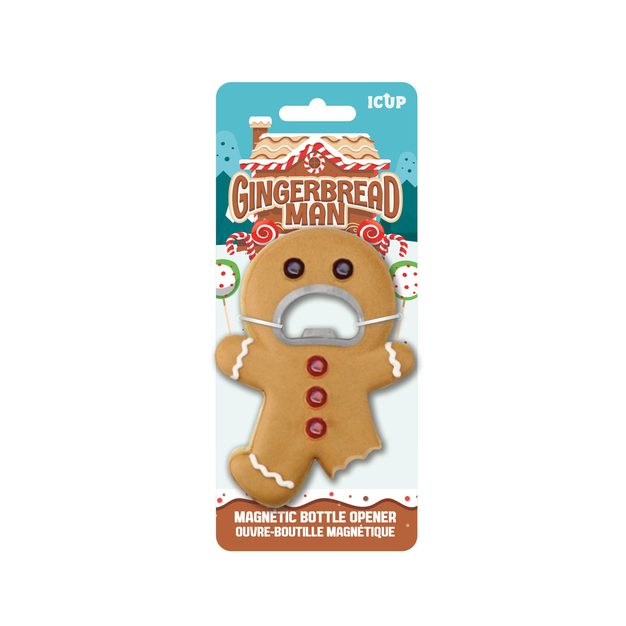Gingerbread Man Christmas Bottle Opener – 6 PC PPK ($5.30 each)