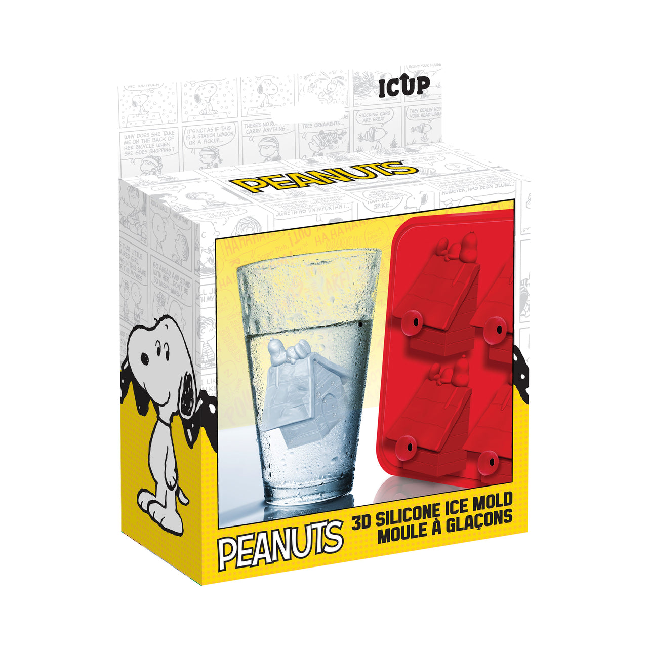 Peanuts Snoopy 3D Ice Cube Mold (Silicone) – 6 PC PPK ($7.95 each)