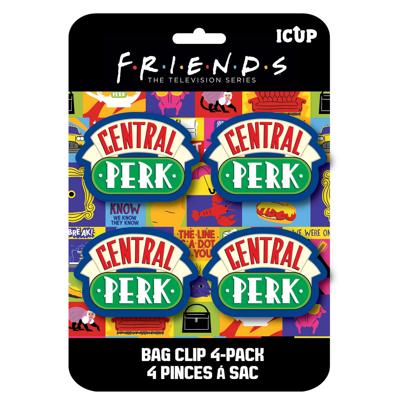 Friends Central Perk Magnetic Bag Clips (4 Pack) – 4 PC PPK ($6.35 each)