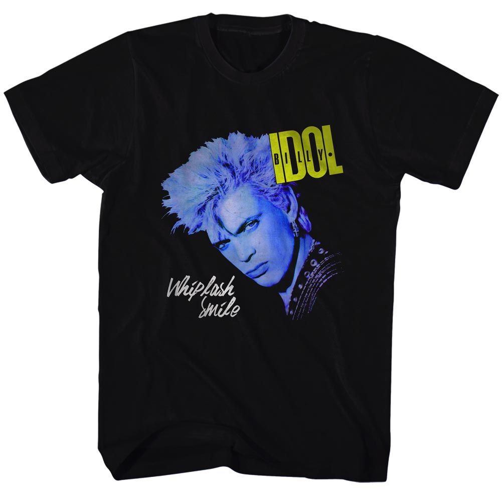 BILLY IDOL-ONLY IDOL-BLACK ADULT S/S TSHIRT