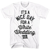 Thumbnail for BILLY IDOL-NICE DAY-WHITE ADULT S/S TSHIRT