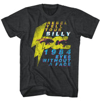 Thumbnail for BILLY IDOL-EYEBALLS-BLACK HEATHER ADULT S/S TSHIRT