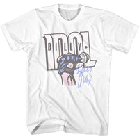 Thumbnail for BILLY IDOL-IDOL FIST-WHITE ADULT S/S TSHIRT