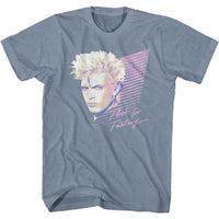 Thumbnail for BILLY IDOL-FLESH FOR FANTASY-INDIGO HEATHER ADULT S/S TSHIRT