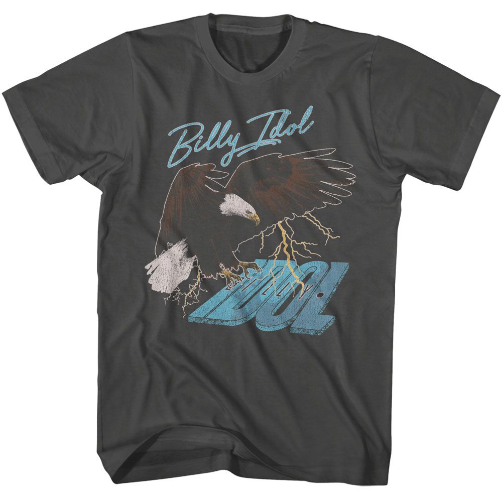 BILLY IDOL-BILLY IDOL EAGLE-SMOKE ADULT S/S TSHIRT