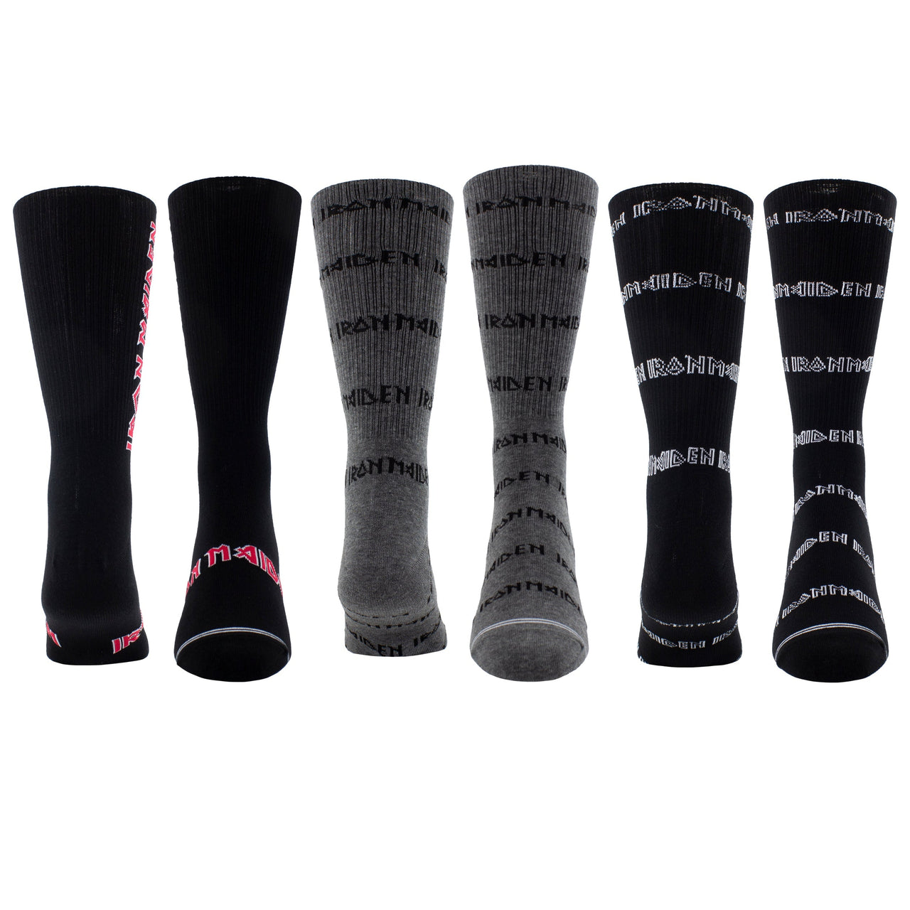 IRON MAIDEN ASSORTED CREW, 3PAIR