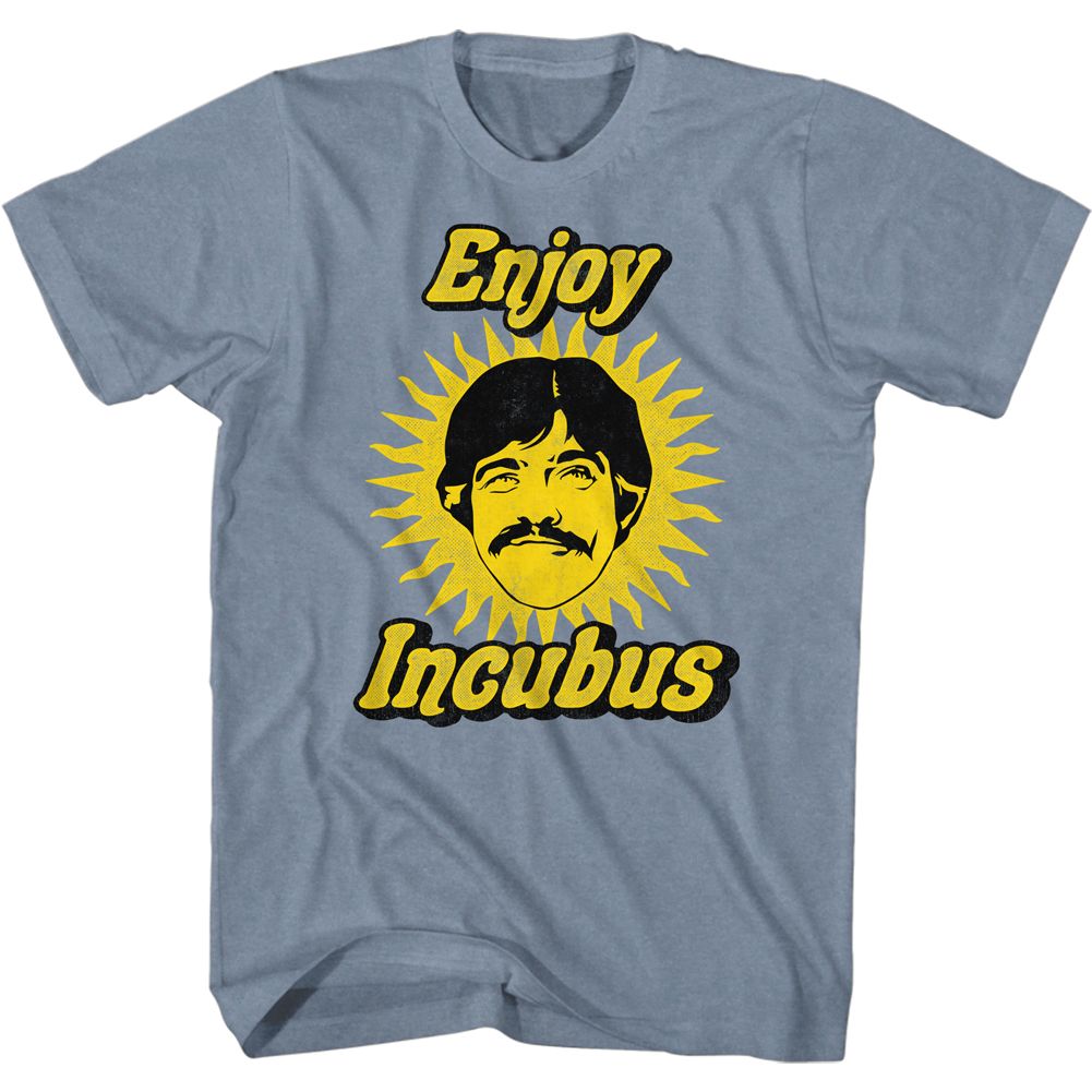 INCUBUS-ENJOY INUBUS-INDIGO HEATHER ADULT S/S TSHIRT
