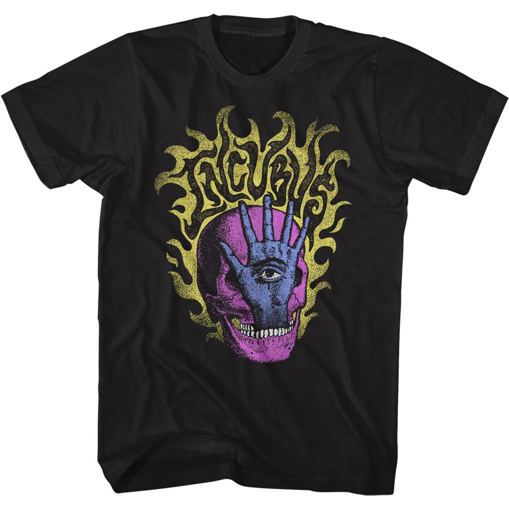 INCUBUS-SKULL HAND-BLACK ADULT S/S TSHIRT