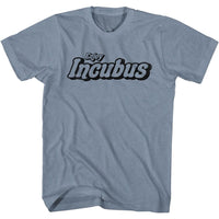 Thumbnail for INCUBUS-ENJOY INUBUS LOGO-INDIGO HEATHER ADULT S/S TSHIRT