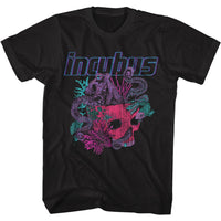 Thumbnail for INCUBUS-LOGO AND OCTOPUS SKULL-BLACK ADULT S/S TSHIRT