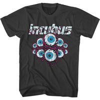 Thumbnail for INCUBUS-LOGO AND EYEBALLS-SMOKE ADULT S/S TSHIRT