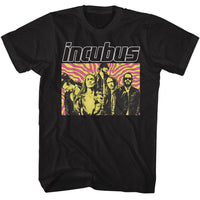 Thumbnail for INCUBUS-INCUBUS SWIRL BACKGROUND-BLACK ADULT S/S TSHIRT