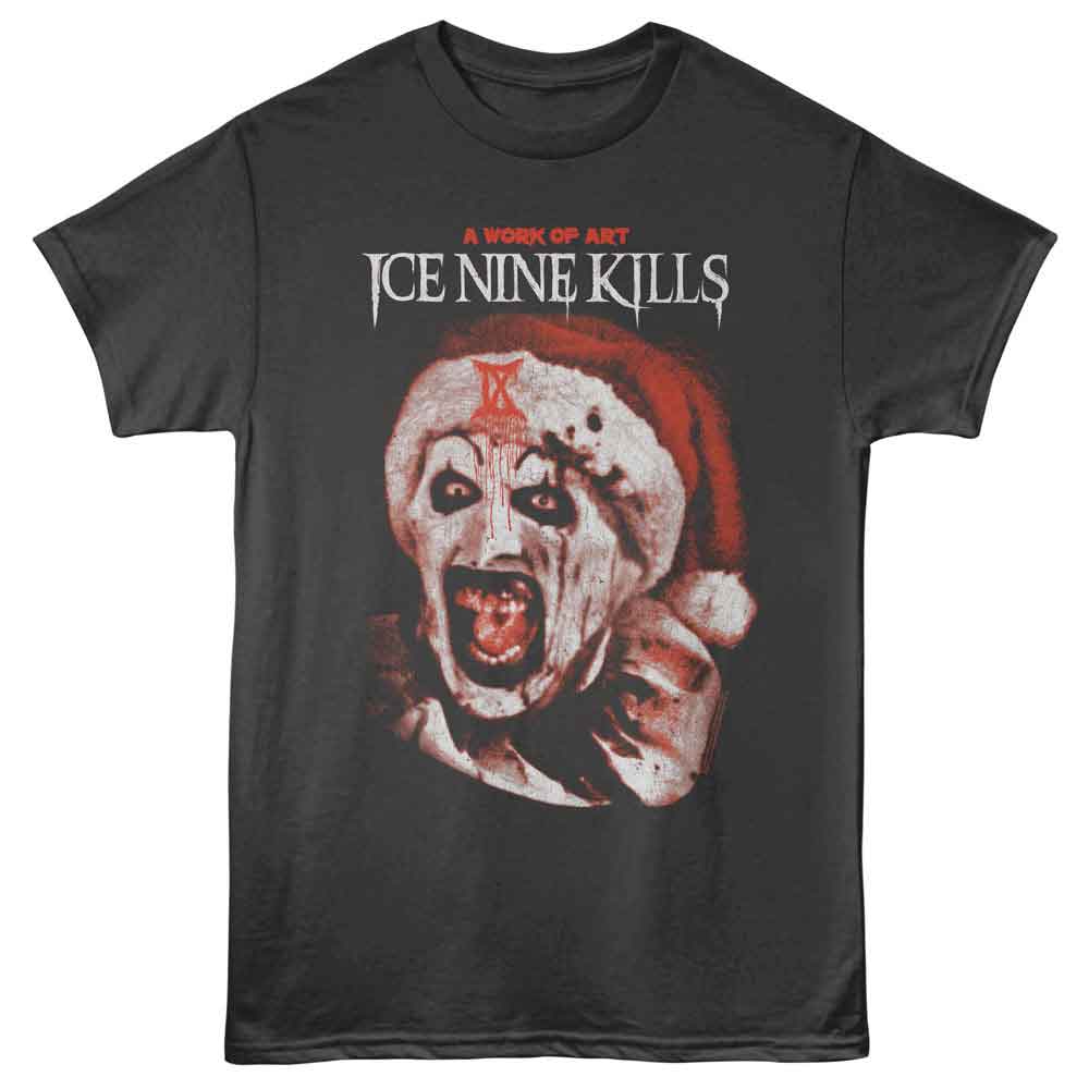 Ice Nine Kills - Ink Terrifier Santa Hat T-Shirt
