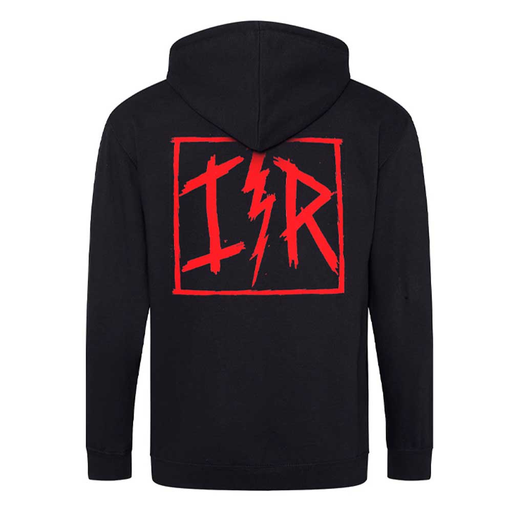Iron Reagan Red Logo Zip Hoodie