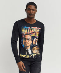 Thumbnail for Malcolm X Respect Ls T-Shirt