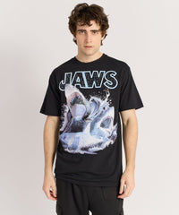 Thumbnail for Jaws Shark Attack Short Sleeve T-Shirt