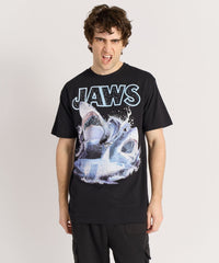 Thumbnail for Jaws Shark Attack Short Sleeve T-Shirt