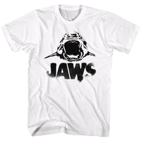 Thumbnail for JAWS-BLACK LOGO-WHITE ADULT S/S TSHIRT