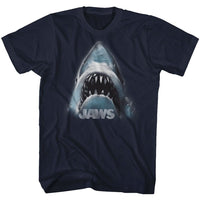 Thumbnail for JAWS-JAWS HEAD LOGO-NAVY ADULT S/S TSHIRT