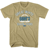Thumbnail for JAWS-SHARK TOUR4-KHAKI HEATHER ADULT S/S TSHIRT