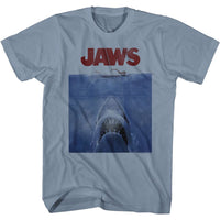 Thumbnail for JAWS-JAWS POSTER BLUE-BLUE JEAN ADULT S/S COMFORT COLOR TSHIRT