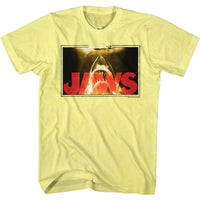 Thumbnail for JAWS-SWIM LINES-YELLOW HEATHER ADULT S/S TSHIRT