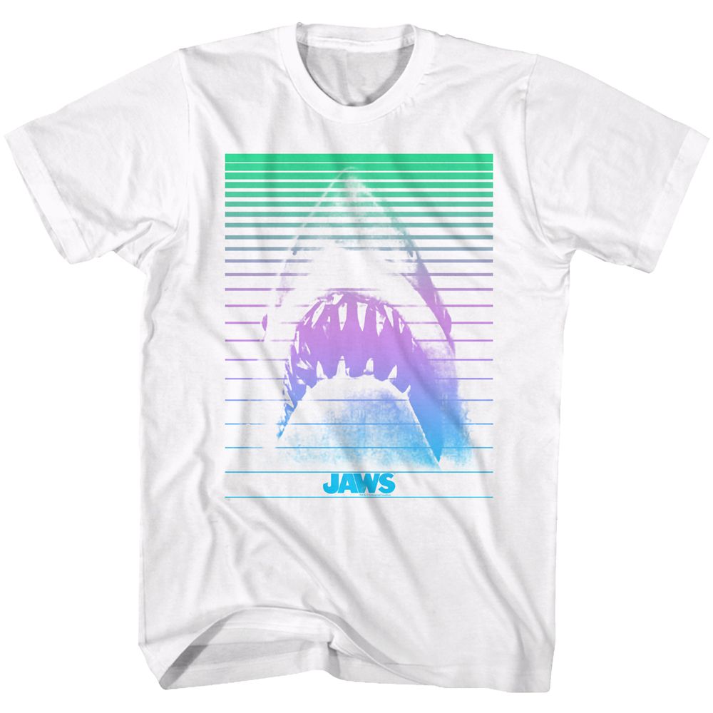 JAWS-BLINDS-WHITE ADULT S/S TSHIRT
