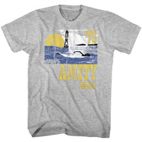 Thumbnail for JAWS-GOIN SWIMMING-GRAY HEATHER ADULT S/S TSHIRT