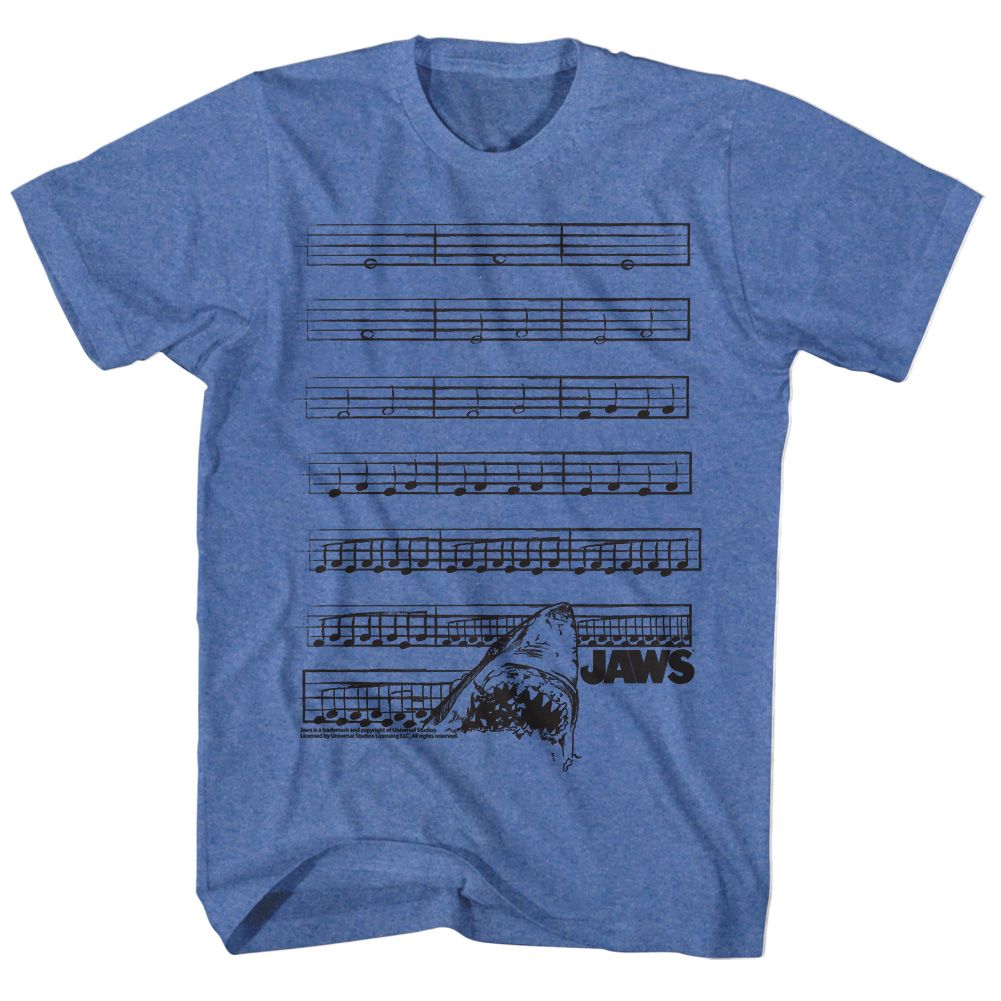 JAWS-DUN NUN-ROYAL HEATHER ADULT S/S TSHIRT