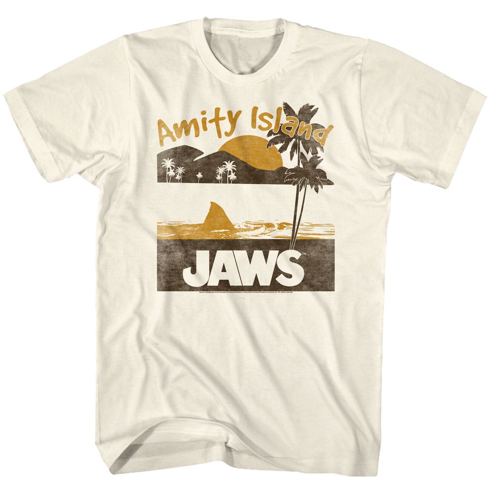 JAWS-RANDOM-NATURAL ADULT S/S TSHIRT